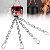 dDanke Cadena para saco de boxeo de 4 hebras de acero para entrenamiento de artes marciales mixtas
